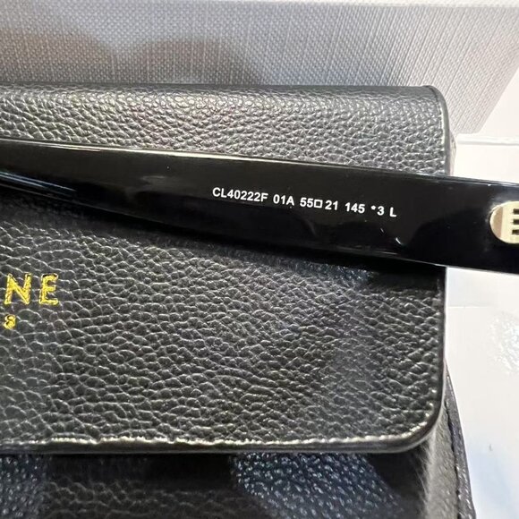 CELINE TRIOMPHE CL 40222F BLACK SUNGLASSES - Picture 4 of 8